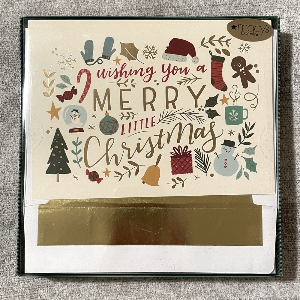 Macy’s Exclusive Holiday Collection Greeting Card Set